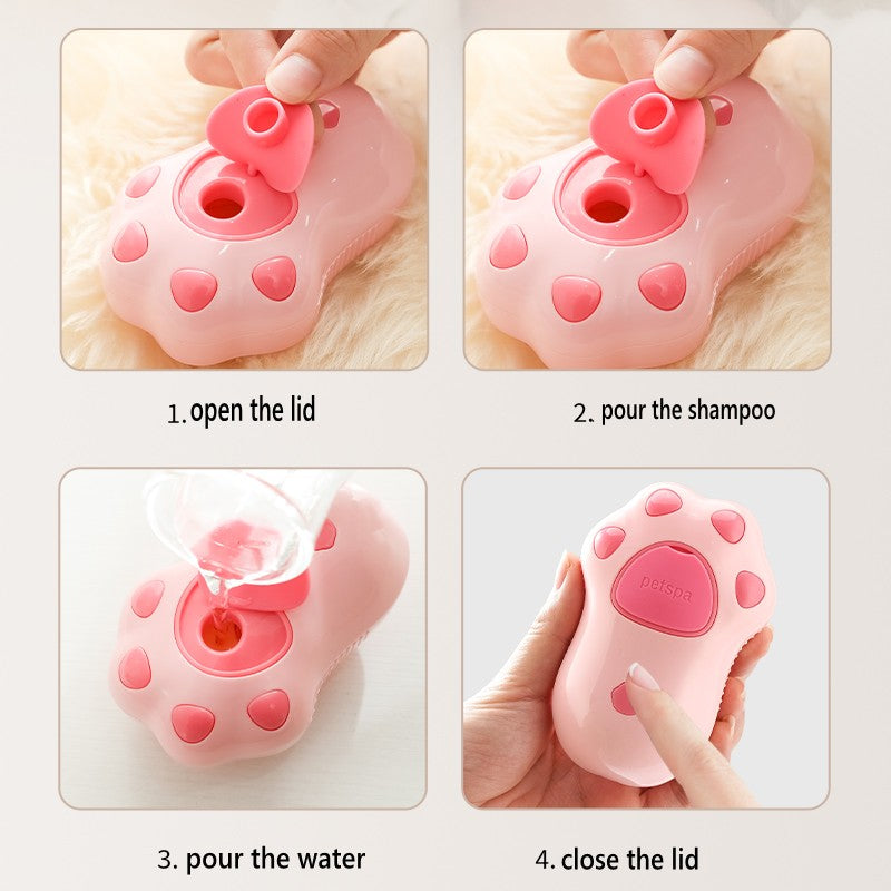 3-in-1 Dampf-Haustierbürste