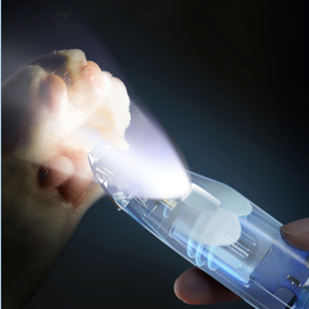 Hundepfoten-Trimmer mit LED-Licht